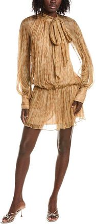 Alexis Alexis Hailey Silk-Blend Mini Dress