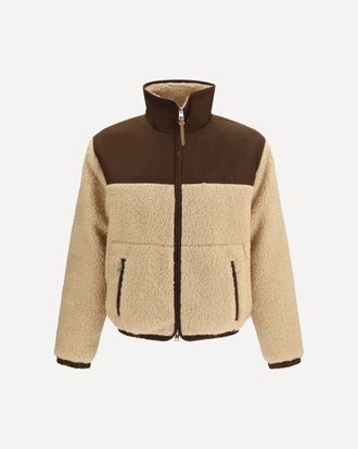 Ami Giacca in pile con dettagli in nylon Man XL
