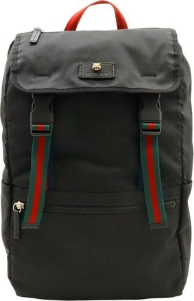 Gucci Techno Canvas Leather Backpack (Authentic Pre-Loved)