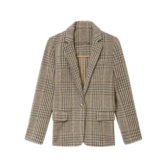 Isabel Marant Jassen, Dames, Beige, M, Wol, Charlyne Blazer