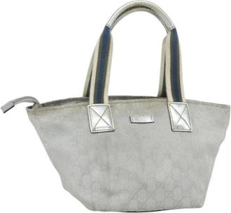 Gucci Pre-owned Vintage Handtas - Dames - Vintage Handtas - Grijs - ONE Size - Vintage