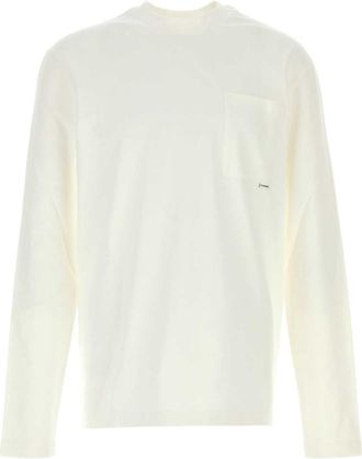 Jil Sander Off White Crew Neck T-Shirt