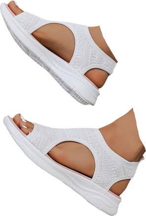 Generic Sandals for Women Orthopedic, Sandals with Arch Support Summer Slip on Ladies Wedge Slingback Walking Slip on Platform Shoes Casual Beach Slingback Co