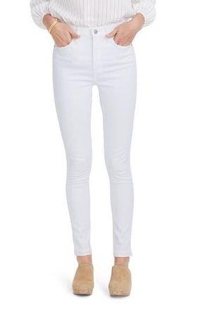 Madewell 10-Inch High Waist Skinny Jeans in Pure White at Nordstrom Rack, Size 29