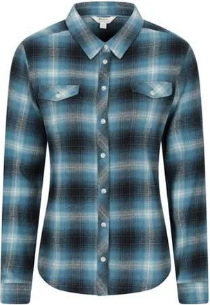 Mountain Warehouse Willow Flannel Shirt in Dark Blue at Nordstrom, Size 14