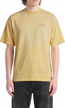 Represent Owners Club T-Shirt In Yellow