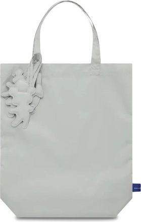 Comme Des Gar&ccedil;ons Appliqu&eacute; Tote Bag - Heren - Shoppers - Grijs - ONE Size - Nylon - Tassen