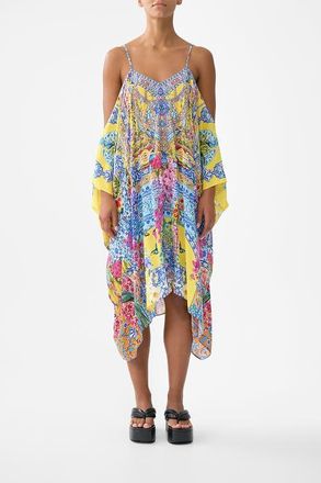 Camilla Short Drop Shoulder Strap Kaftan in Sultanahmet Summer at Nordstrom, Size One Size Au