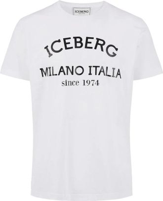 Iceberg T-shirt - Heren - T-shirts - Wit - M - Tops