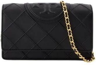 Tory Burch Tory Burch Portemonnaies - Fleming Soft Chain Wallet - Gr. unisize - in Schwarz - für Damen