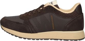 Woden Ronja Mix - Dames - Sneakers - Bruin - 37 EU - Leer - Schoenen