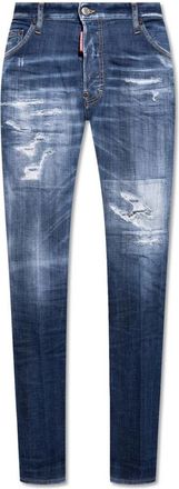 Dsquared2 Slim-fit Jeans - Heren - Slim Fit Jeans - Blauw - M - Katoen - Jeans