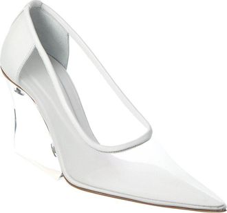 Sportmax Aia1234 Mesh & Leather Pump