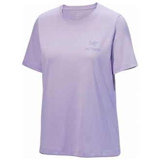 Arc'teryx Kragg SL Cotton Emblem Crew S/S T-Shirt f&uuml;r Damen | lila
