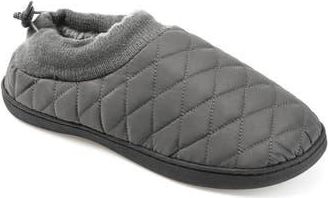 Vance Co. Fargo Quilted Faux Fur Lined Slipper in Grey at Nordstrom Rack, Size X-Large