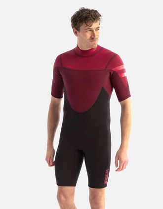 Jobe Mens Jobe Mens Perth Shorty 3|2MM Shortie - Red - Size: 42/Regular