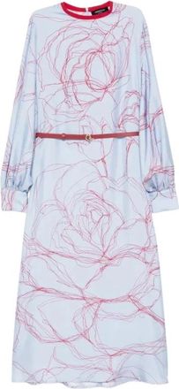 Fabiana Filippi Midi Jurk - Dames - Casual kleedjes - Veelkleurig - M - Kleedjes
