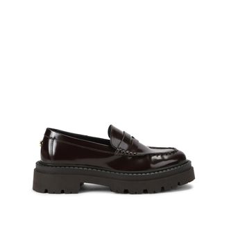 Steve Madden Womens Katja Dark Brown Loafers - Size UK 7