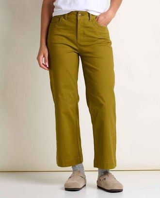 Toad & Co Earthworks Wide Leg Pant in Coyote at Nordstrom, Size 10