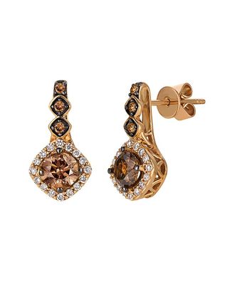 Le Vian 14K Rose Gold 1.17 Ct. Tw. Diamond Earrings