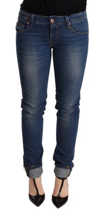 Acht Washed Low Waist Skinny Jeans Womens Pant