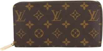 Louis Vuitton Pre-owned Wallets, female, Brown, Size: ONE SIZE Pre-owned Vintage Canvas Wallet