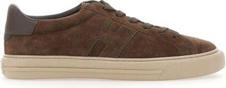 Hogan Sneakers, male, Brown, Size: 9 1/2 US H691 Sneakers