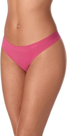 DKNY Litewear Cut Anywhere Thong in Dark Rose at Nordstrom, Size X-Large