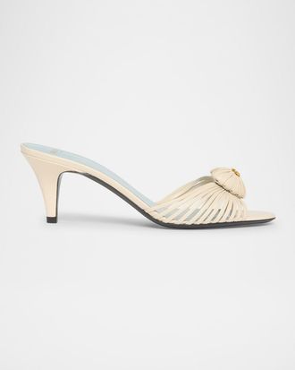 Valentino Garavani Royal Heart VLogo Leather Sandals