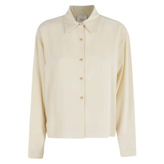 Alysi Dames, Blouses & Shirts, Beige, Maat: M