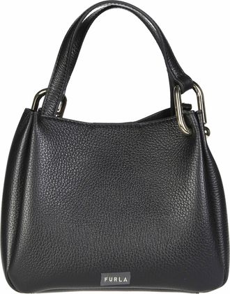 Furla Nuvola Textured Leather Mini Tote Bag