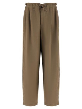 Brunello Cucinelli Beige Viscose Casual Womens Pants