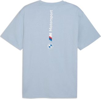 Puma Mens BMW MMS Essentials Logo T-Shirt, Color Blue Wash, Size: Large