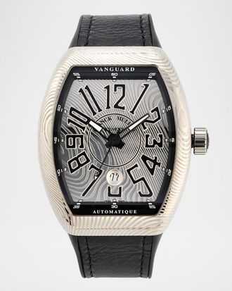Franck Muller 45mm Stainless Steel Damascus Black Automatic Watch