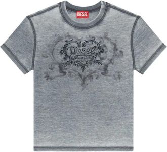 Diesel Top - Dames - T-shirts - Grijs - S - Tops