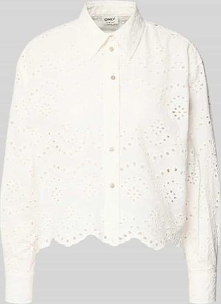 Only Regular Fit Hemdbluse aus reiner Baumwolle Modell VALAIS in Offwhite, Gr&ouml;&szlig;e XL