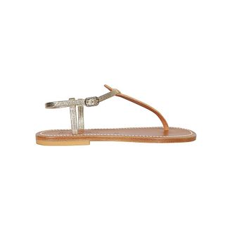 K.Jacques Flat Sandals, female, Yellow, Size: 11 US Flat Sandals