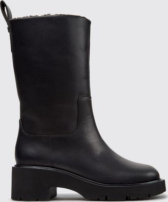 Camper Stivali Milah in pelle di vitello liscia con suola chunky