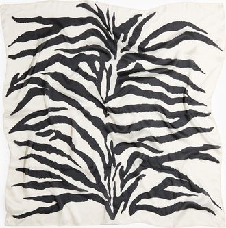 H&M Gemustertes Tuch - Beige