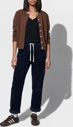 American Vintage V-neck T-shirt, Womens, Black