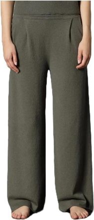 Sminfinity Comfy Palazzo Broek met Plooi - Dames - Wijde Broeken - Groen - Xs/S - Broeken
