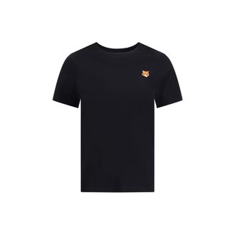 Maison Kitsun&eacute; Zwarte Katoenen T-shirt