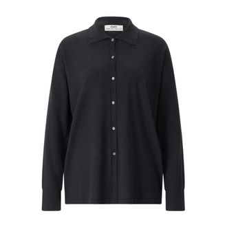 Sminfinity Shirts, female, Black, Size: XS/S Knit Shirt-Blouse