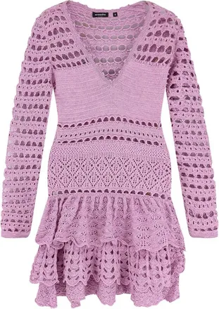 Retrof&ecirc;te Donna, Abiti, Viola, M, new