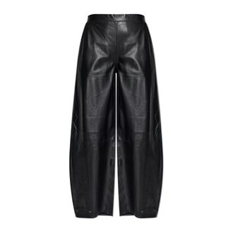 AllSaints Leather Trousers, female, Black, Size: M Etta Leather Trousers