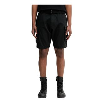 Alpha Industries Mesh Utility Short - Heren - Korte Broeken - Zwart - W34 - Katoen - Korte Broeken