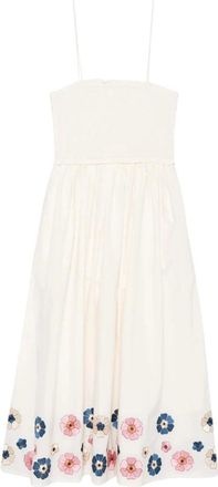 Antik Batik Summer Kleedjes - Dames - Zomerkleedjes - Wit - M - Kleedjes