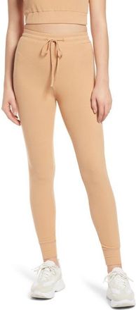 4th & Reckless Eliza Ribbed Leggings in Nude Rib at Nordstrom, Size Large