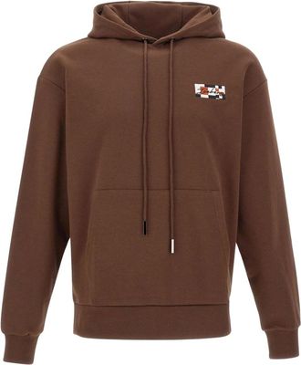 Iceberg Hoodies & sweatvesten, Heren, Bruin, M, Katoen, Hoodie Sweatshirt met Looney Tunes Grafisch