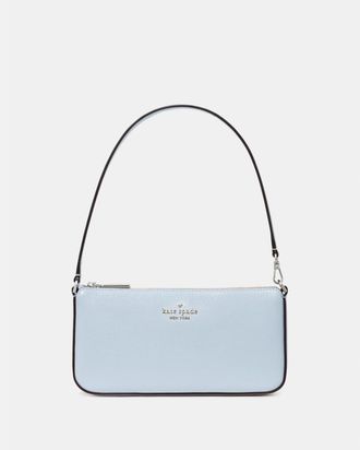 Kate Spade New York Womens Gemini Convertible Wristlet - Light Blue Leather - One Size
